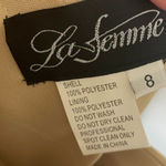 La Femme One Shoulder Fitted Mini Dress Photo 8