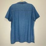 Bobbie & Brooks Bobbie Brooks Vintage Blue Denim Embroidered Button Down Shirt Photo 4