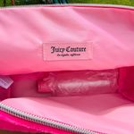 Juicy Couture Pink Velour Travel Cosmetic Bag w Bottle NWT Photo 3
