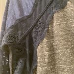 We The Free  Shirt Women's Gray Blue Long Sleeve Lacey Henley Top Size Unknown Photo 5