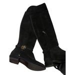 Tory Burch Miller Black Suede Tall Boots Women's Sz. 6.5 Photo 4