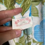 1950’s vintage Mode O’Day Blue and Green Floral Day Dress Photo 4