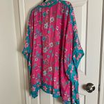 VINTAGE Tolani Collection Women's Kimono Floral Multicolor 3X Bohemian 90s Pink Photo 7