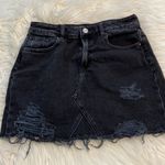 PacSun  Black Jeans Skirt size 25 long 13” Photo 4