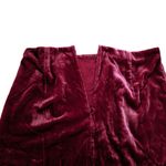Anthropologie New With Tags Plus Size Burgundy Velvet Skirt Womens Size 16 Photo 5
