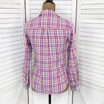 Vineyard Vines Palmetto Plaid Popover Linen Shirt Pink 00 Photo 3