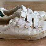 VEJA Recife Chromefree Leather Velcro sneakers Extra-White Emeraude size 8 Photo 2