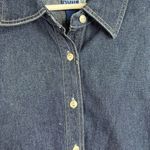 Vtg Venezia Jeans Sz 20 Shirt Denim Dress Collared 90s Y2K Short Sleeve Popover Photo 2