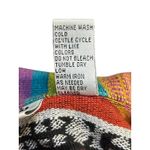 Chicos Design Vintage Striped Cotton Button Down Jacket Sz 0 Small‎ Boho Hippie Photo 5