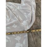 Z Supply  Women's Cream Floral Print Split Neckline Long Sleeve Blouse Top Size M Photo 5