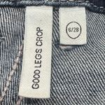 Good American Good Legs Skinny Cropped Denim Jeans Size 6/28 GLC899T Photo 5