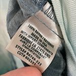 Bella Dahl Blue Tie Dye Romper Long Roll Tab Sleeves V-neck Size XS Photo 8