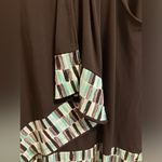 Apt. 9  Faux-Wrap Sleeveless‎ Black and green Dress Womens size Petit XL Photo 6