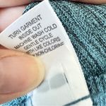 One World  Blue Embroidered Rhinestone Y2K Tunic Blouse Womens L Maximalist Top Photo 5