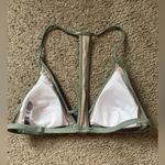 PINK - Victoria's Secret PINK Victoria’s Secret green sparkle bikini swimsuit top size medium Photo 1