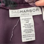 Sag Harbor Vintage  Floral Midi Skirt Dark Fairy Grunge Chiffon Y2K Retro Wmn 14P Photo 3