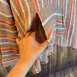 Ripndip Rip Curl Women Striped Knit Hoodie Pullover Kangaroo Pocket Boho Cottagecore M Photo 5