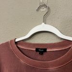 Rails  Sweatshirt Large Pink Crewneck Pullover Logo Spellout Women's Photo 3