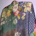 Johnny Was  Size S Silk Blouse Top Cathron Mingle Shirt Button Collar Photo 8