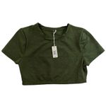 Aerie Smoothez By L Large Lace Bra Top Bralette Hunter Green Comfort Smooth NEW Photo 1