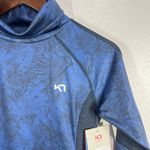 Kari Traa Fierce Long Sleeve Top Womens XS Baselayer Royal Blue Color Block Photo 6