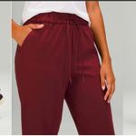 Lululemon Stretch High-Rise Jogger Full Length in Red Merlot Women’s size 8 Photo 14