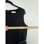 Calvin Klein Dress Women 14W Black White Stripe Belted Modest Office Versatile Photo 4