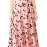 by TiMo Pink Floral Midi Dress Short‎ Puff Sleeves Bloom 50s Print, Size Small Photo 0