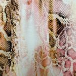 Calvin Klein Pink Snakeskin Print Pencil Skirt Size 4 Photo 9