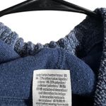 Victoria's Secret PINK Fuzzy Logo Hoodie Pullover Sweatshirt Blue Large Photo 4