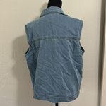 Coldwater Creek  Light Blue Denim Vest Photo 4