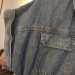 Casual Blue Midi Dress with Notched Collar and Dolman Sleeves Size M Photo 3