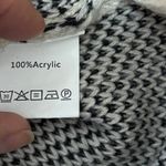 Exlura Sweater Womens XL/2XL Off the Shoulder Batwing Cream Star Loose Fit Photo 6