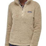 Patagonia Los Gatos 1/4 Zip Fleece Jacket in Dark Beige Size S Photo 0
