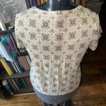 Lucky Brand  boho southwest knit split neck L western top Photo 1