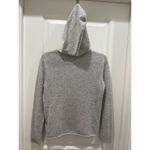 Golden Sun 100% Cashmere Hoodie Sweater w/ Embroidery Stitch "Vacation" XS / S Gray Photo 6