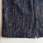 Boden USA Boden Wool Blend Tweed Pencil Skirt Black/Blue Size 10 Photo 6