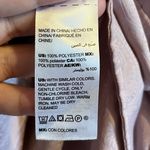 Chico's  Paisley Jacquard Satin Blouse Size 3X Lilac Career Office Dressy Business Photo 4