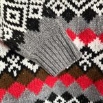 AQUA NWT x Bloomingdale’s Fair Isle Winter Preppy Sweater Jumper Pullover XS Photo 2