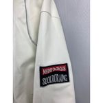 Women’s Mepintang White Leather Sports Jacket Size L Size L Photo 8