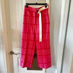 Rachel Comey 610  Elio Pant in Bottiglia Plaid Pink Photo 4