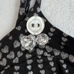 Vtg Y2K FANG Sz L Babydoll Cami Top Fairybanded Bottom Whimsigoth Preppy Twee Black Size L Photo 3