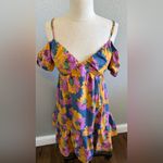 Moodie Marigold Mini Dress Size Small‎ EUC Blue Photo 4