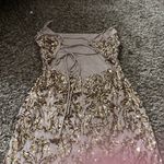 Windsor  Beige Dress with Gold Accents Photo 2
