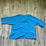 Blue silk blouse with koi fish Photo 8