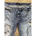 Judy Blue  Jeans Womens Size 7/28 Boyfriend‎ Fit Distressed Stretch Blue Denim Photo 2