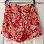 Avia  Floral 2-1 Shorts - Red and Pink Size‎ Large 12-14 EUC Photo 1