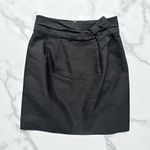 Kate Spade Black Bow Holiday Silk Blend Skirt Size 8 Photo 0