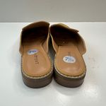 Indigo Rd. Perforated Mules Slip On Loafers Casual Shoes Mustard Yellow Women7.5 Size 7.5 Photo 4