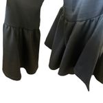 Pebble & Stone Women Cardigan M Black Open Front Peplum Hem Whimsigoth Cottage Size M Photo 4